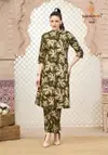 Prapti Vol 3 by Suryajyoti Cotton Long Princess Wholesale Cut Co Ord Set In India